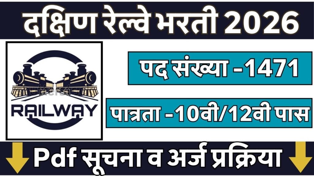Southern Railway Bharti 2026